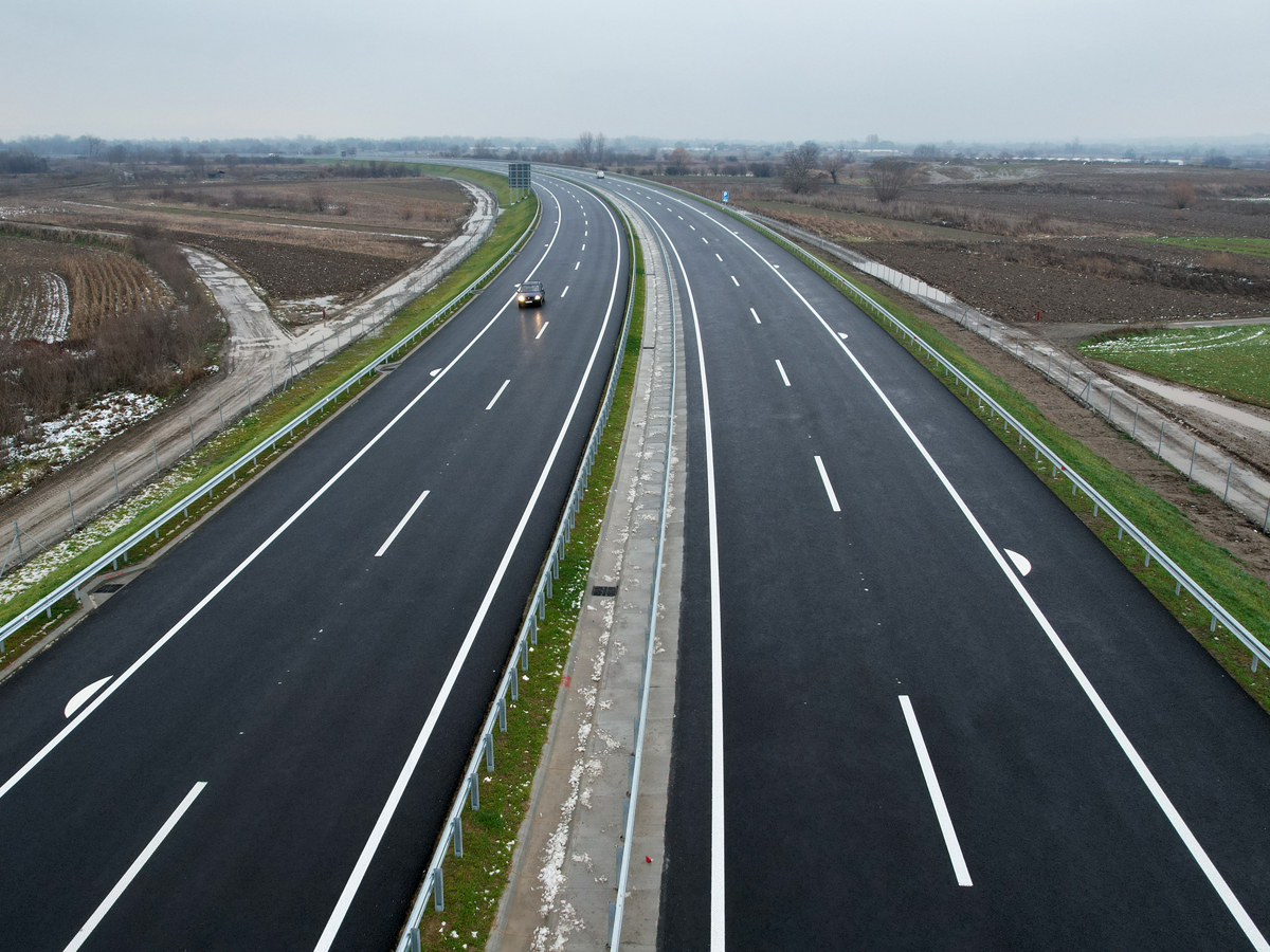 23.12.2024.  Autoput E761 Pojate Preljina, Moravski koridor, deonica Koševi - Vrnjačka Banja