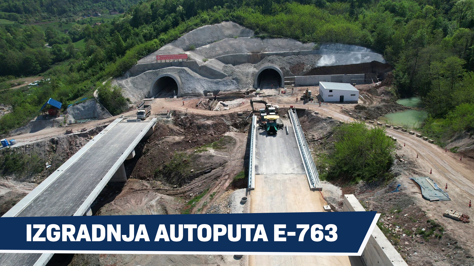 23.04.24. Construction of highway E 763, section Pakovraće - Požega