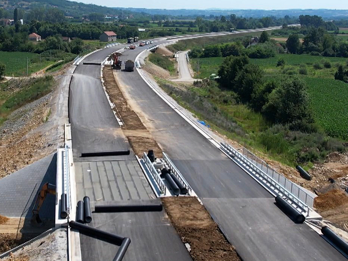 18.06.24. Novi snimak izgradnje brze saobraćajnice Iverak - Lajkovac