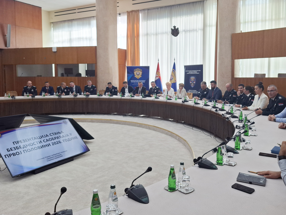 БЕЗБЕДНОСТ САОБРАЋАЈА У ПРВОЈ ПОЛОВИНИ 2026.