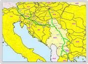 Mapa evropskih koridora